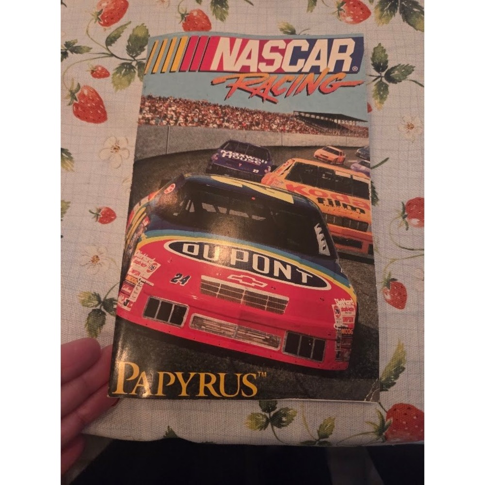 VTG NASCAR Racing Papyrus Design Group PC Game Manual 1994 Jeff Gordon Dupont